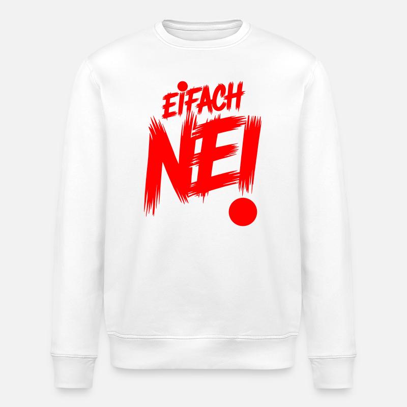 Tout simplement Nei - Sweat bio ROLLER Stanley/Stella Unisexe - blanc