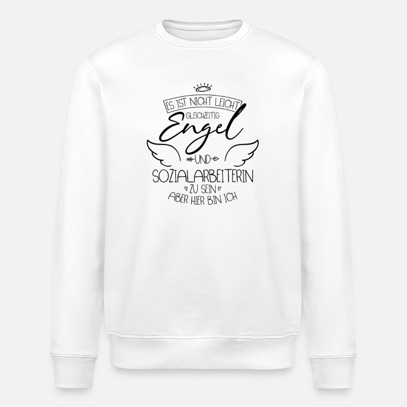 Beste Sozialarbeiterin - Stanley/Stella Unisex Bio-Sweatshirt ROLLER - Weiß