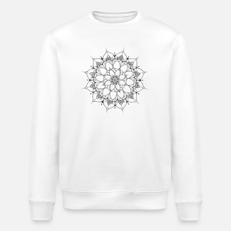 Mandala - Stanley/Stella Unisex Bio-Sweatshirt ROLLER - Weiß
