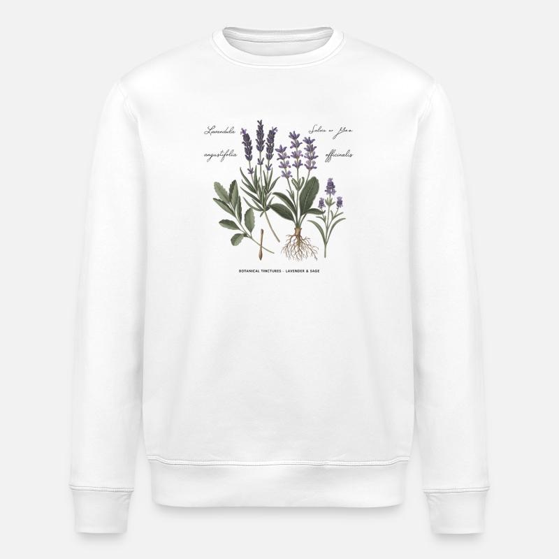 Herbes médicinales botaniques - Sweat bio ROLLER Stanley/Stella Unisexe - blanc