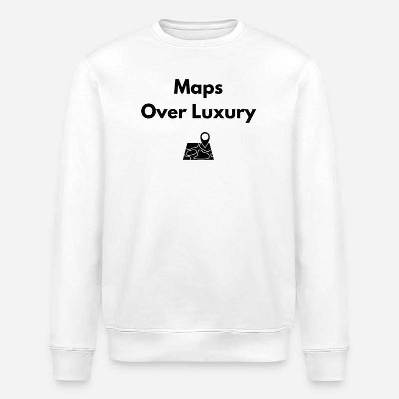 Maps Over Luxury – Chemise d’aventure - Sweat bio ROLLER Stanley/Stella Unisexe - blanc