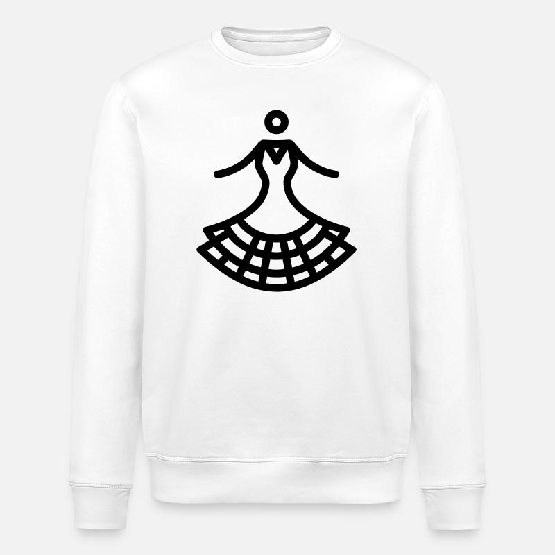 Flamenco - Stanley/Stella ROLLER Unisex Organic Sweatshirt - white