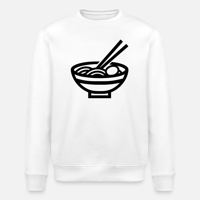 Ramen - Stanley/Stella ROLLER Unisex Organic Sweatshirt - white