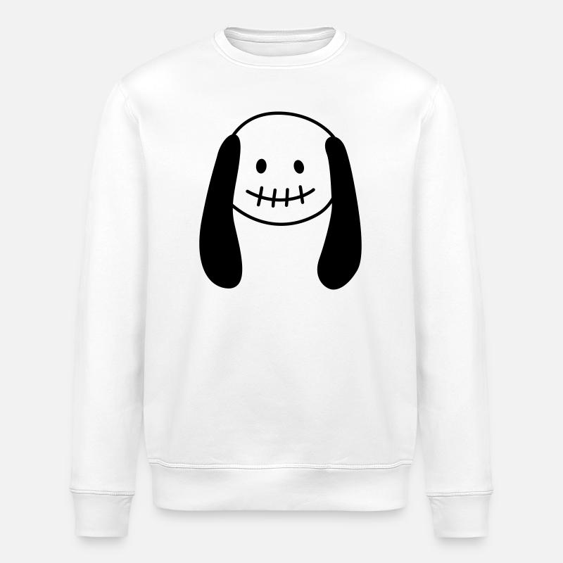 Zombie Puppe – Niedlich & Gruselig kombiniert - Stanley/Stella Unisex Bio-Sweatshirt ROLLER - Weiß