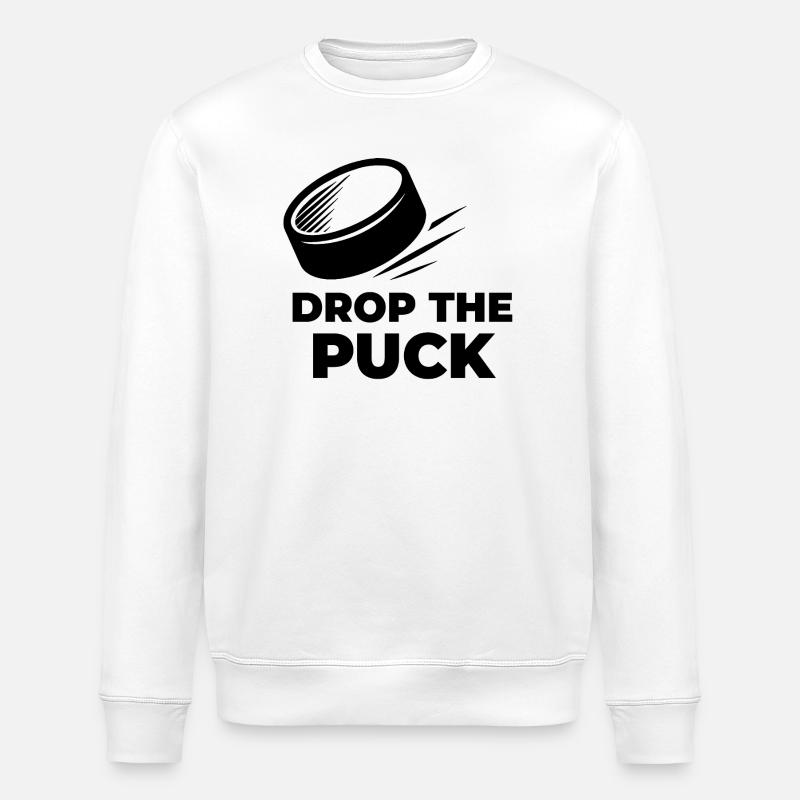 DROP_THE_PUCK - Sweat bio ROLLER Stanley/Stella Unisexe - blanc