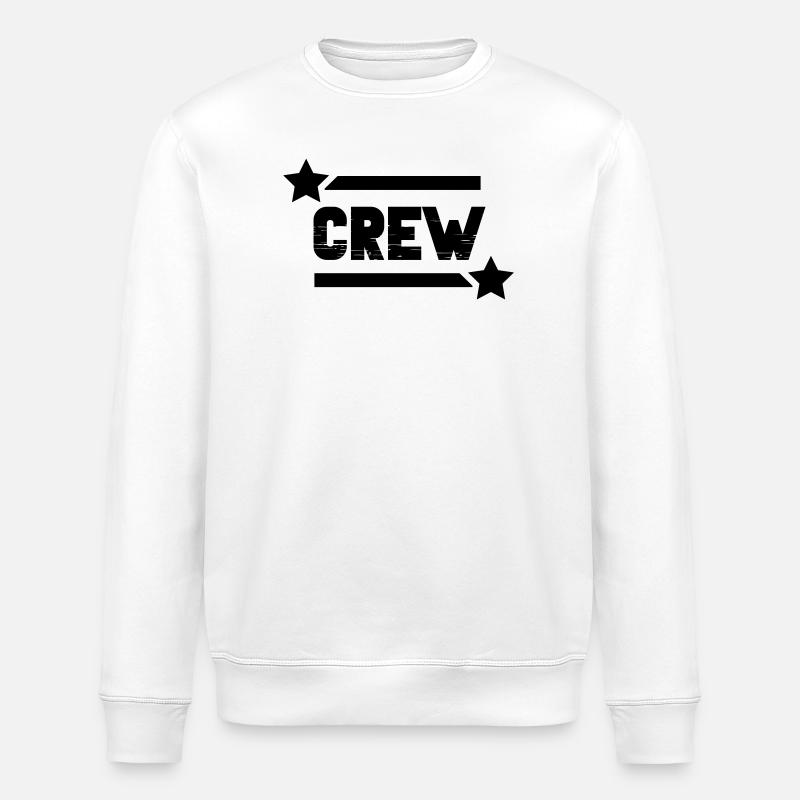 Crew - Stanley/Stella Unisex Bio-Sweatshirt ROLLER - Weiß