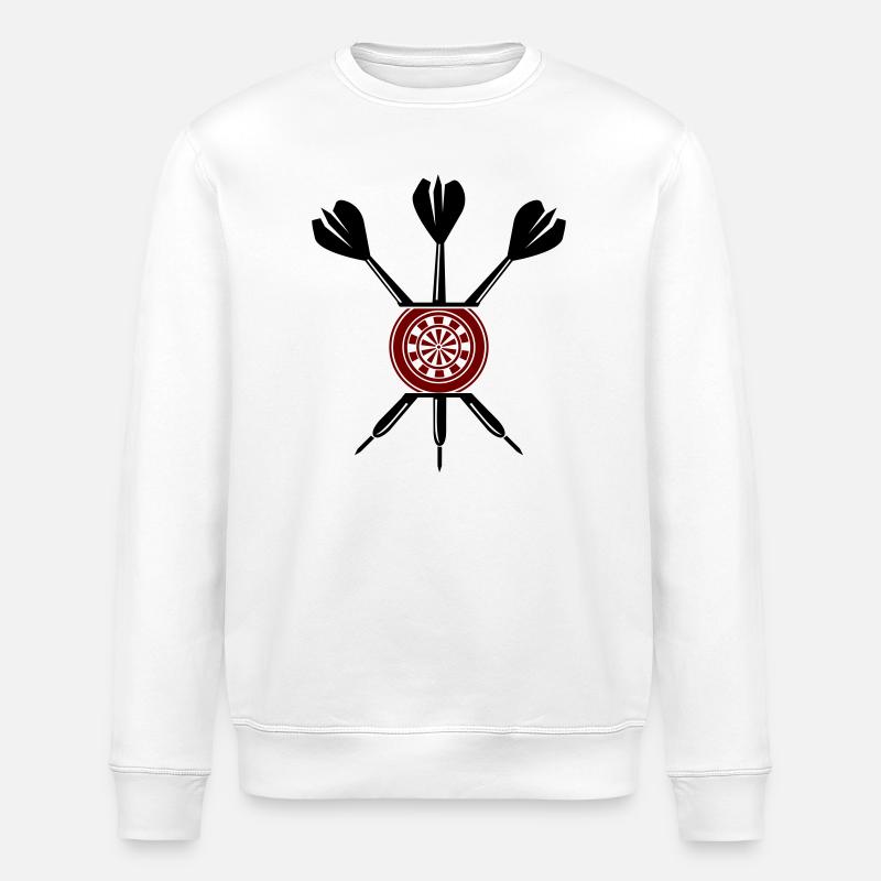 Fléchettes - Sweat bio ROLLER Stanley/Stella Unisexe - blanc