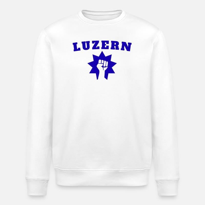 Lucerne - Stanley/Stella ROLLER Unisex Organic Sweatshirt - white