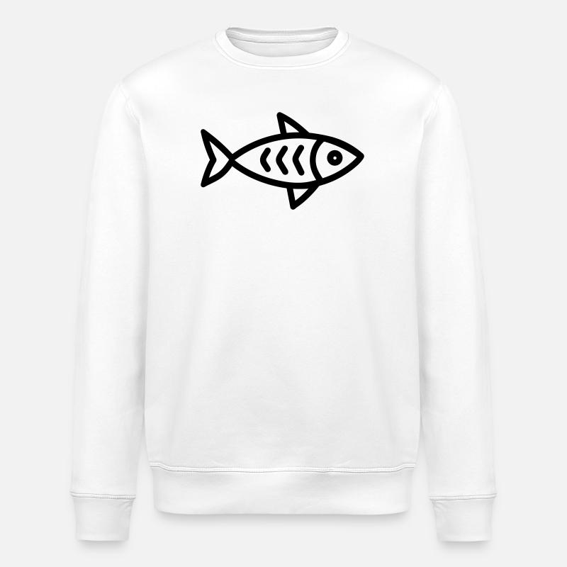 hareng - Sweat bio ROLLER Stanley/Stella Unisexe - blanc