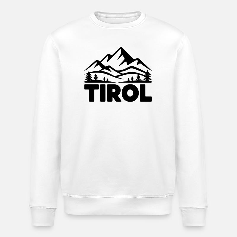 Tyrol - Conception de souvenirs - Sweat bio ROLLER Stanley/Stella Unisexe - blanc