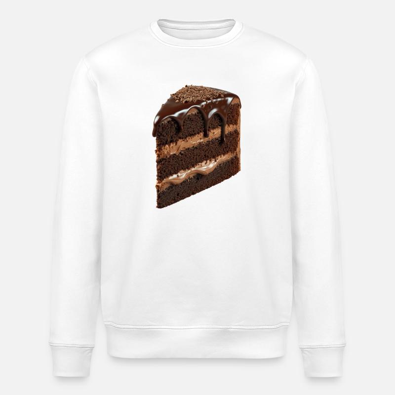 Cake - Stanley/Stella ROLLER Unisex Organic Sweatshirt - white