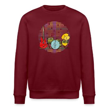 Musical instruments - Stanley/Stella ROLLER Unisex Organic Sweatshirt - white - Front - Nik (191cm)