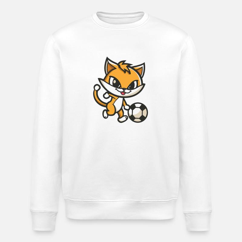 Fox Soccer Dessin animé - Sweat bio ROLLER Stanley/Stella Unisexe - blanc