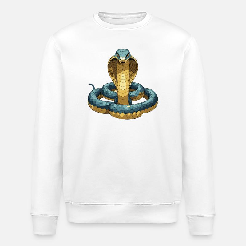 Serpent3 - Sweat bio ROLLER Stanley/Stella Unisexe - blanc