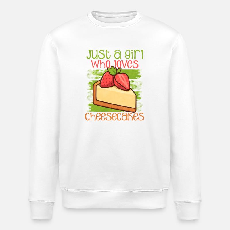 Cake - Stanley/Stella ROLLER Unisex Organic Sweatshirt - white