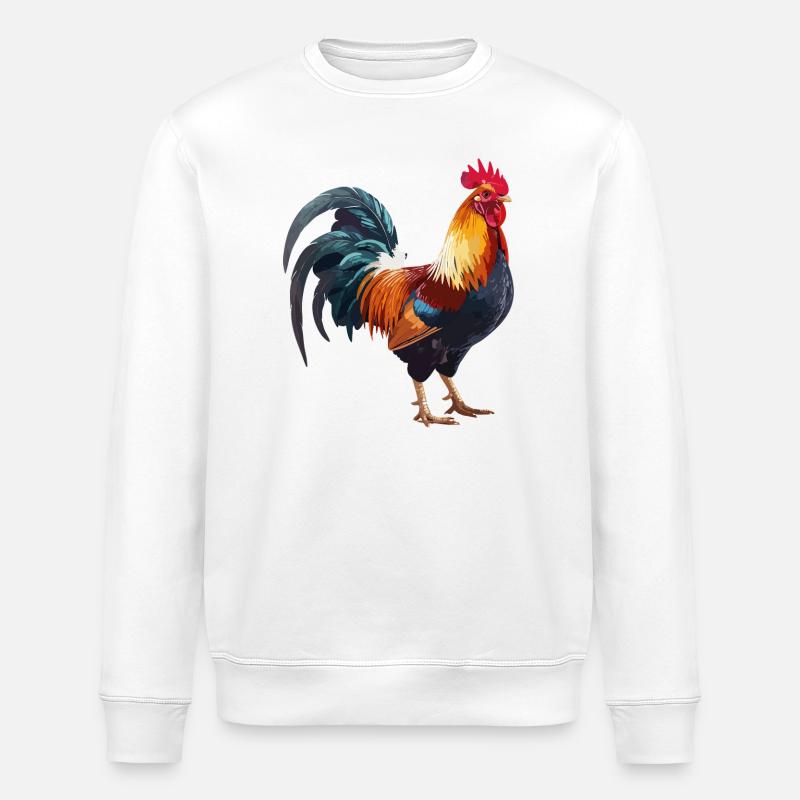 Hahn3 - Stanley/Stella Unisex Bio-Sweatshirt ROLLER - Weiß