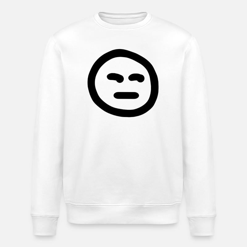 Side eye - Stanley/Stella ROLLER Unisex Organic Sweatshirt - white