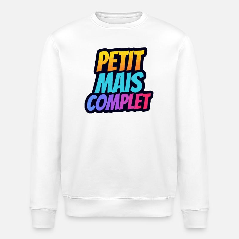 Petit mais complet - Sweat bio ROLLER Stanley/Stella Unisexe - blanc