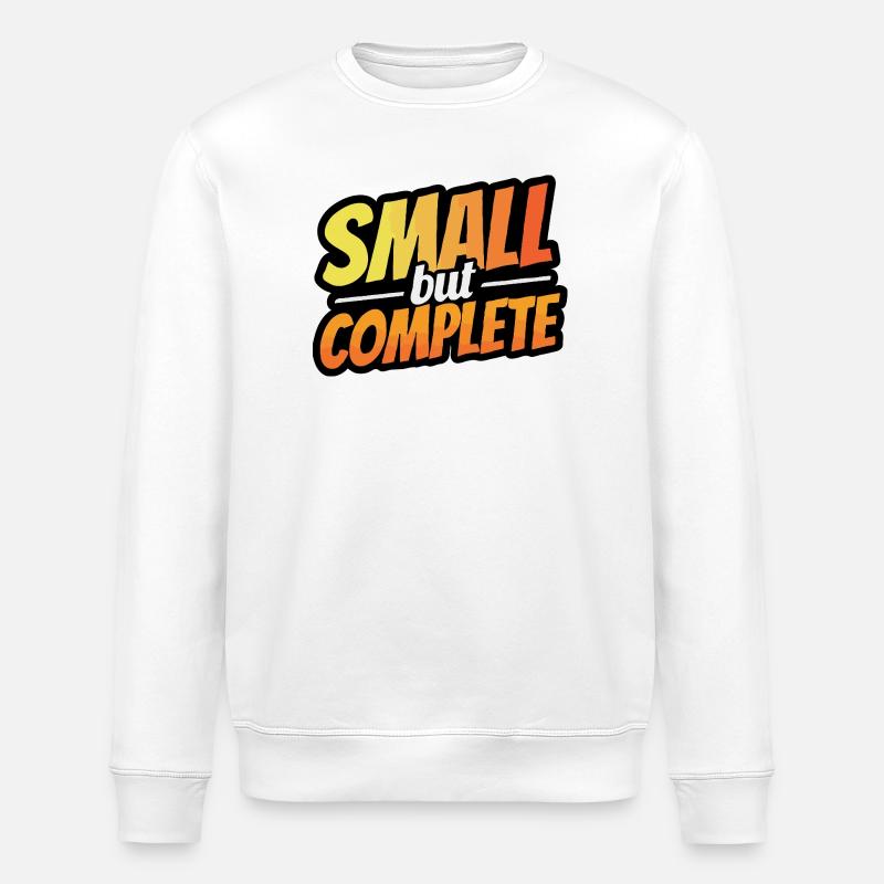 Small but complete - Stanley/Stella ROLLER Unisex Organic Sweatshirt - white
