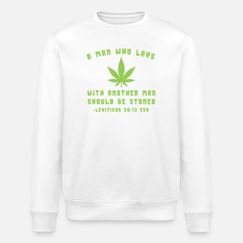 Liberté verte et diversité - Sweat bio ROLLER Stanley/Stella Unisexe - blanc