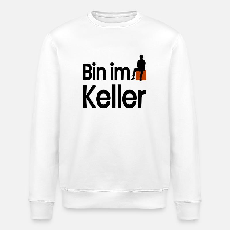 Cellar - Stanley/Stella ROLLER Unisex Organic Sweatshirt - white