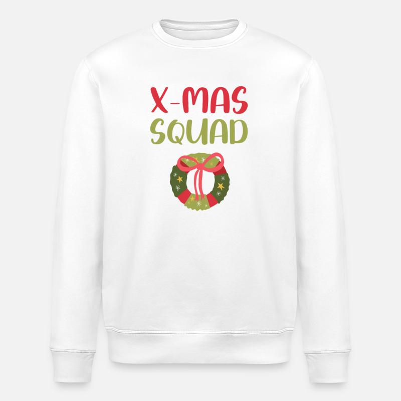 Escouade de Noël - Sweat bio ROLLER Stanley/Stella Unisexe - blanc