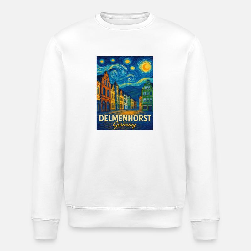 Delmenhorst - Stanley/Stella Unisex Bio-Sweatshirt ROLLER - Weiß