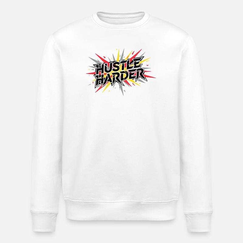 Hustle Graffiti Pulse - Sweat bio ROLLER Stanley/Stella Unisexe - blanc