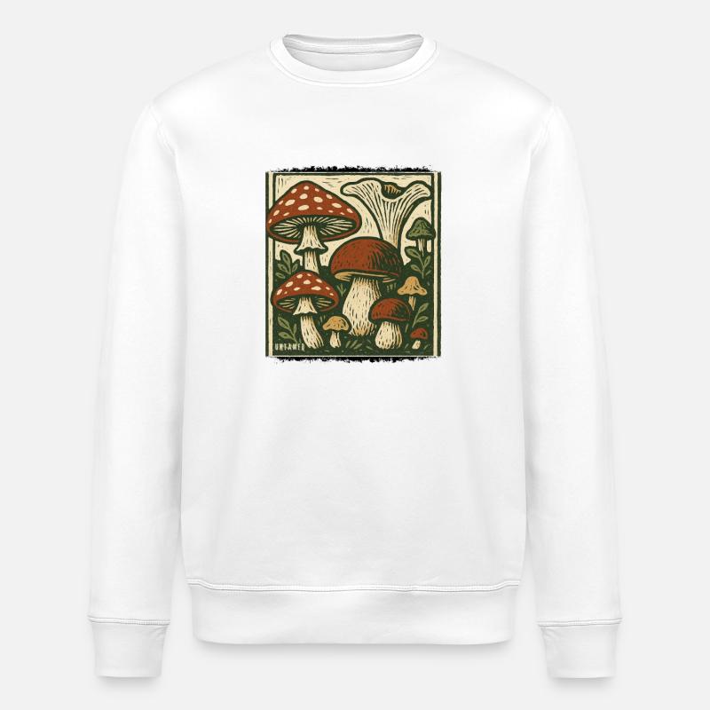 UNTAMED - Stanley/Stella Unisex Bio-Sweatshirt ROLLER - Weiß