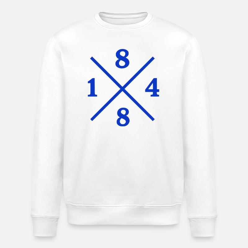 1848 – Bochum Ruhrpott Original - Stanley/Stella Unisex Bio-Sweatshirt ROLLER - Weiß