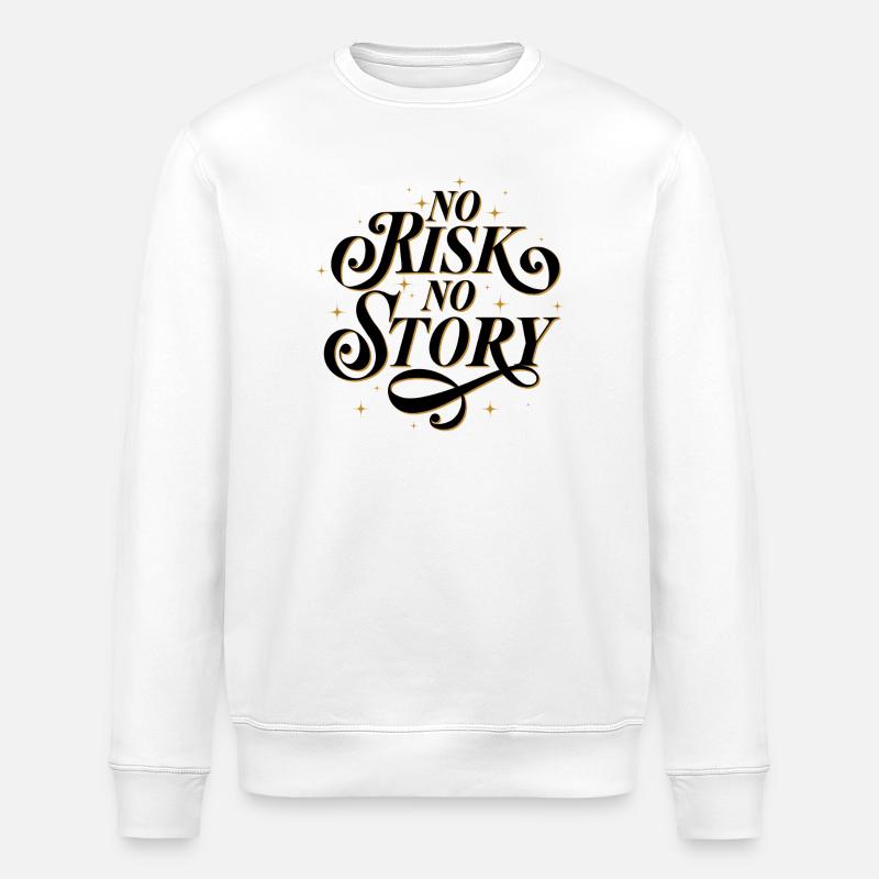 Aucun risque. Pas d’histoire. - Sweat bio ROLLER Stanley/Stella Unisexe - blanc