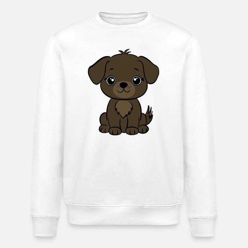 Hund - Stanley/Stella Unisex Bio-Sweatshirt ROLLER - Weiß