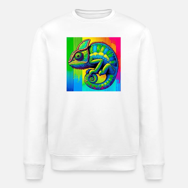 chameleon - Stanley/Stella ROLLER Unisex Organic Sweatshirt - white