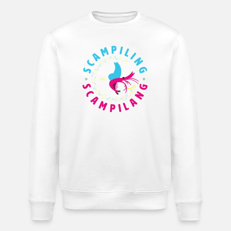 Scampiling - Stanley/Stella Unisex Bio-Sweatshirt ROLLER - Weiß