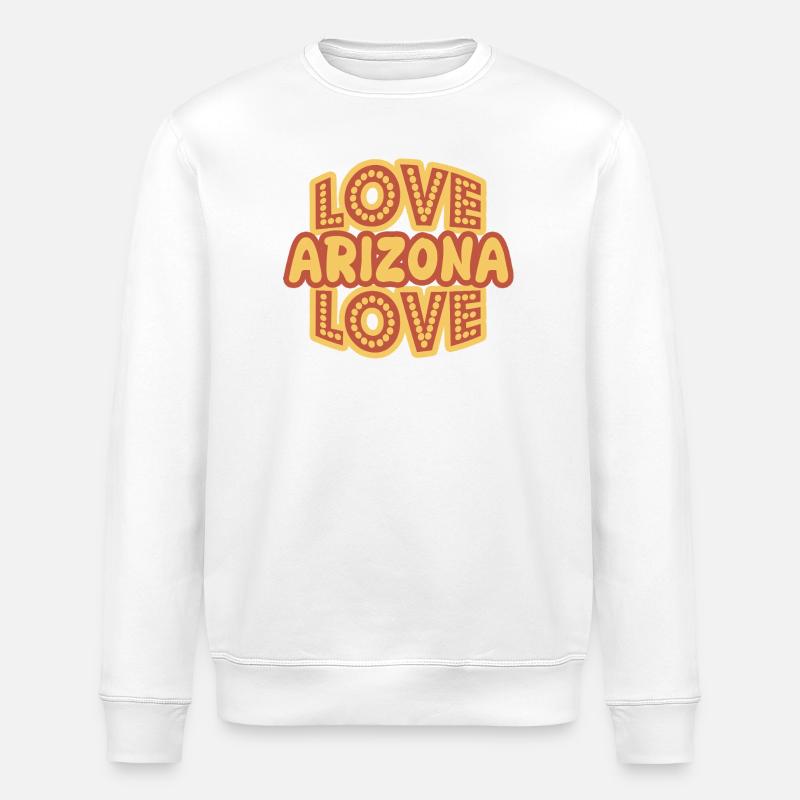 Arizona - Stanley/Stella Unisex Bio-Sweatshirt ROLLER - Weiß
