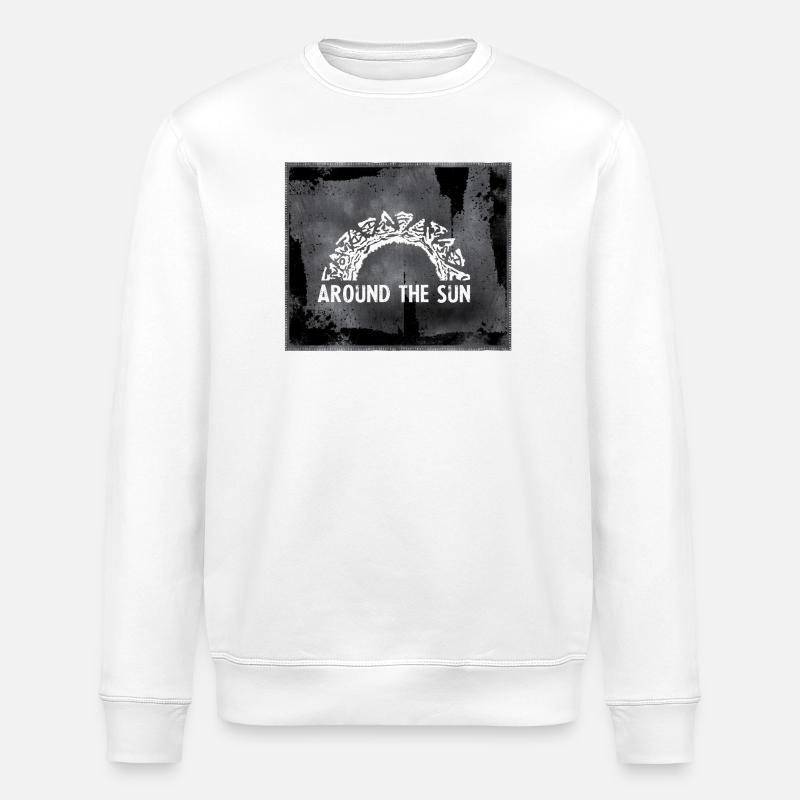 Autour du soleil Grunge Bow - Sweat bio ROLLER Stanley/Stella Unisexe - blanc
