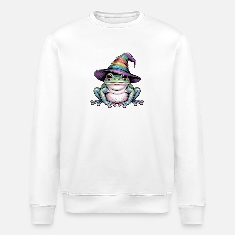 Magic Frog - Funny Frog T-Shirt - Sweat bio ROLLER Stanley/Stella Unisexe - blanc