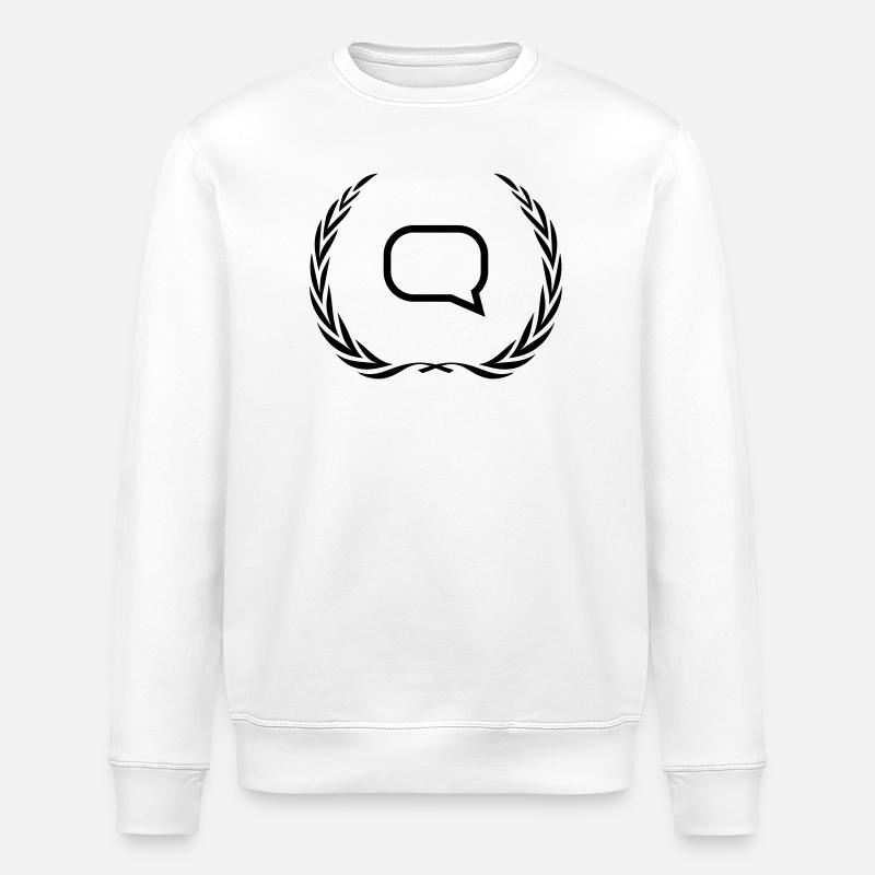 Sprechblase Kranz - Stanley/Stella Unisex Bio-Sweatshirt ROLLER - Weiß