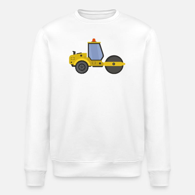 Straßenwalze - Stanley/Stella Unisex Bio-Sweatshirt ROLLER - Weiß