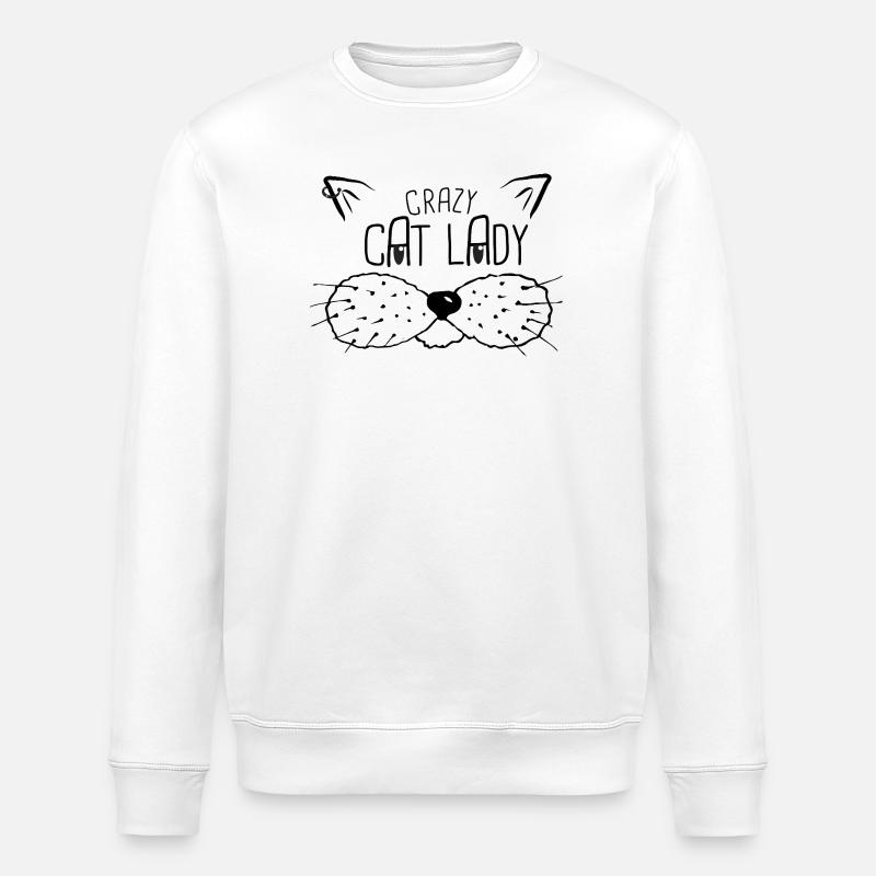 maman chats - Sweat bio ROLLER Stanley/Stella Unisexe - blanc