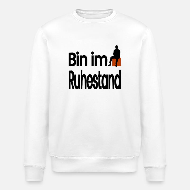 Ruhestand - Stanley/Stella Unisex Bio-Sweatshirt ROLLER - Weiß