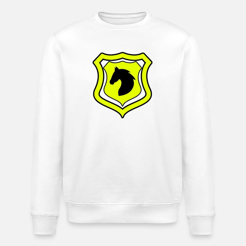 Pferde - Stanley/Stella Unisex Bio-Sweatshirt ROLLER - Weiß