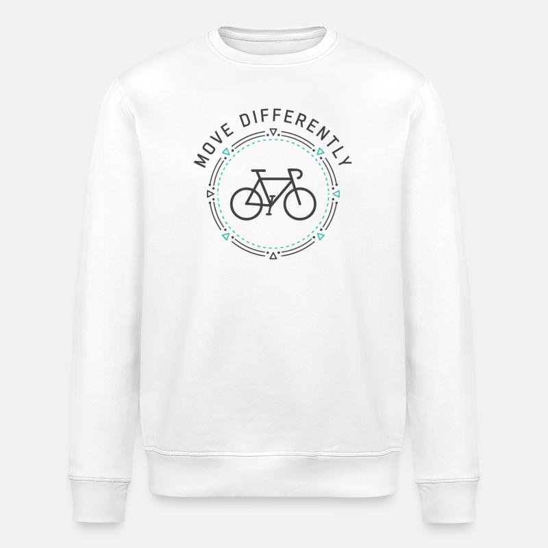Move Differently - Stanley/Stella ROLLER Unisex Organic Sweatshirt - white