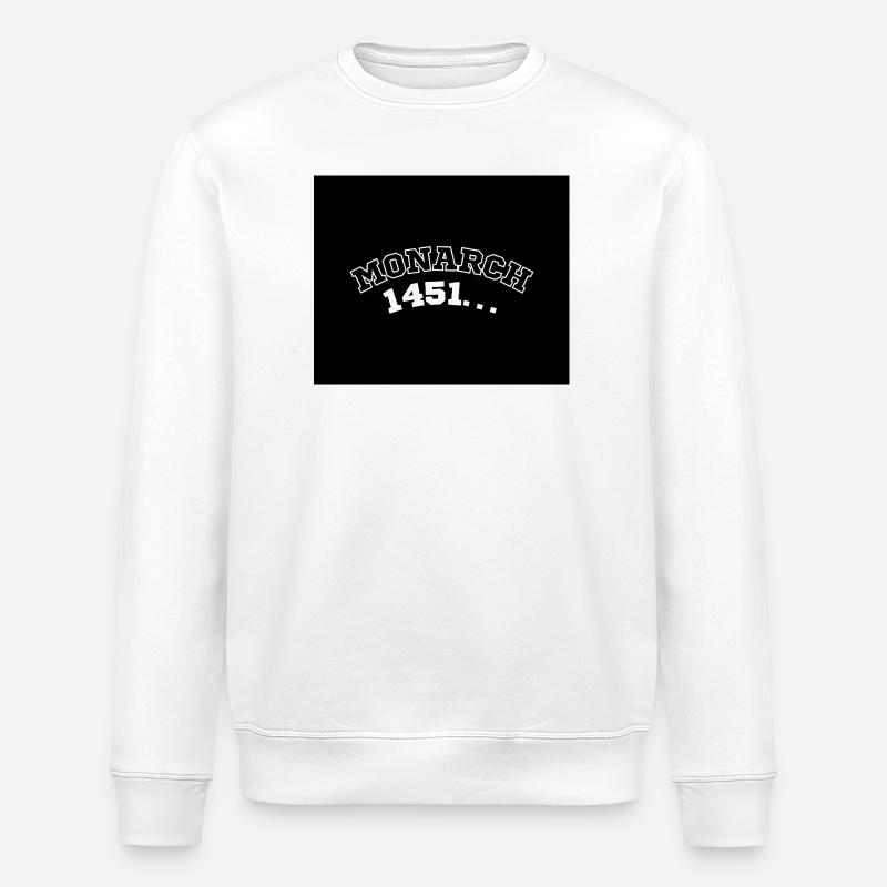 Chronique du monarque de 1451 - Sweat bio ROLLER Stanley/Stella Unisexe - blanc