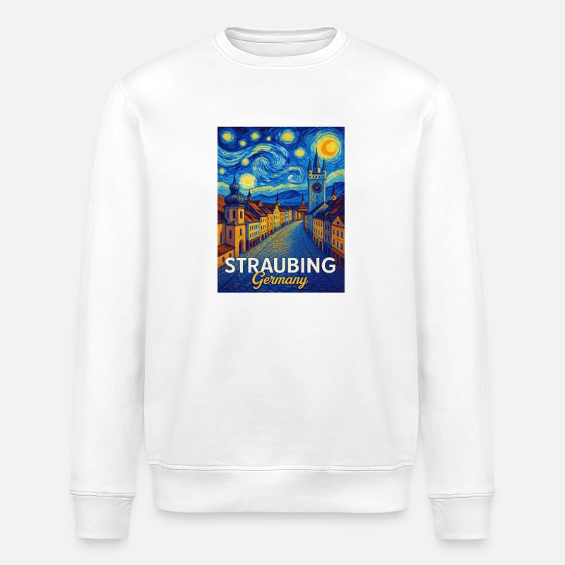 Straubing - Stanley/Stella Unisex Bio-Sweatshirt ROLLER - Weiß