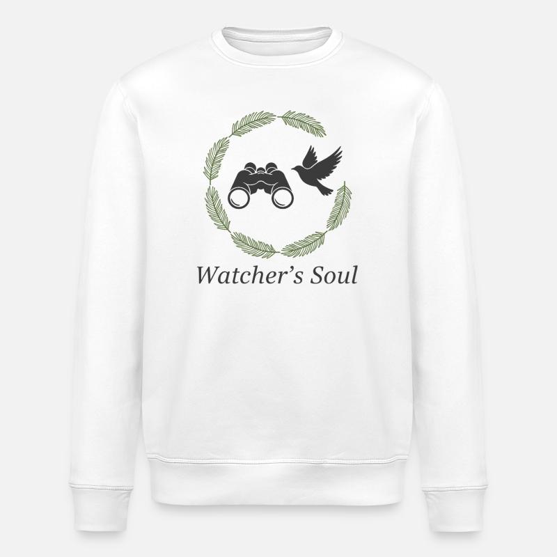 Watcher’s Soul - Stanley/Stella Unisex Bio-Sweatshirt ROLLER - Weiß
