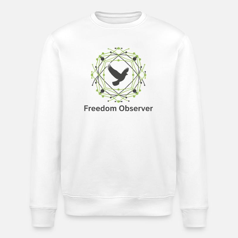 Freedom Observer - Stanley/Stella Unisex Bio-Sweatshirt ROLLER - Weiß