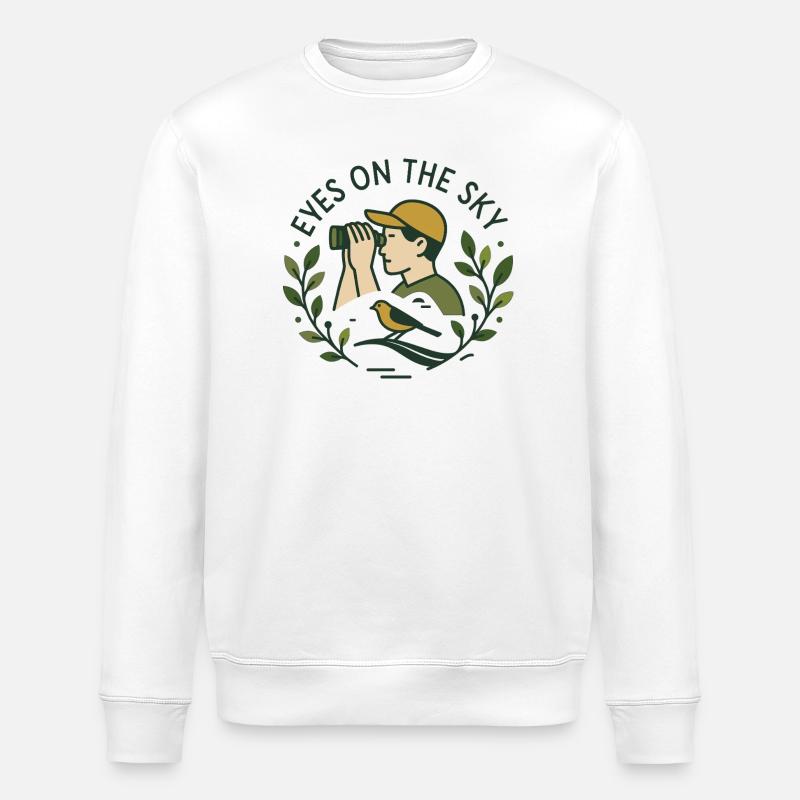 Eyes on the Sky - Stanley/Stella Unisex Bio-Sweatshirt ROLLER - Weiß