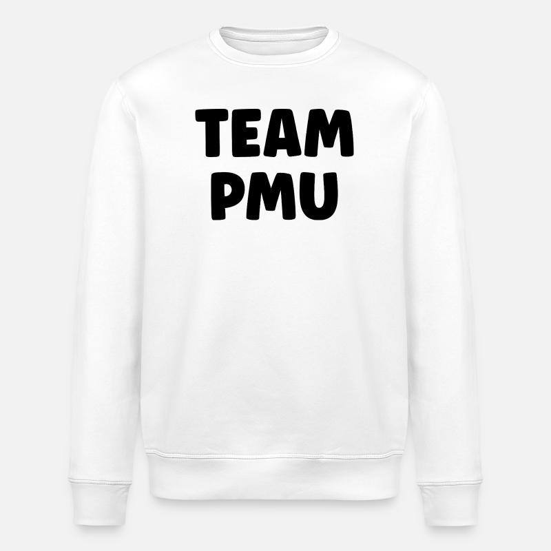 Humour PMU - Sweat bio ROLLER Stanley/Stella Unisexe - blanc