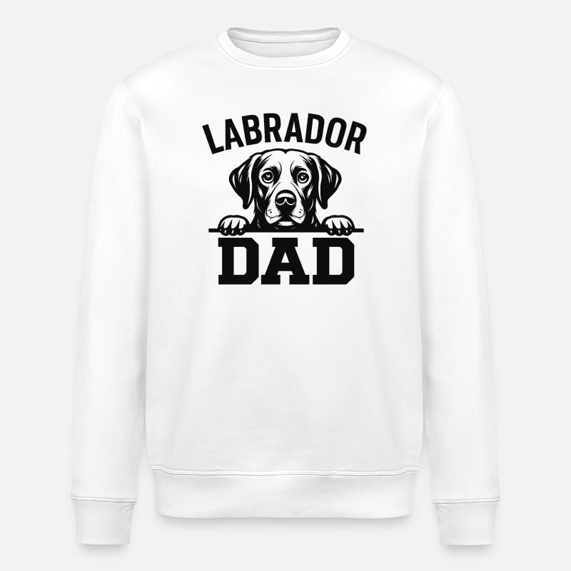 Labrador Dad - Stanley/Stella Unisex Bio-Sweatshirt ROLLER - Weiß